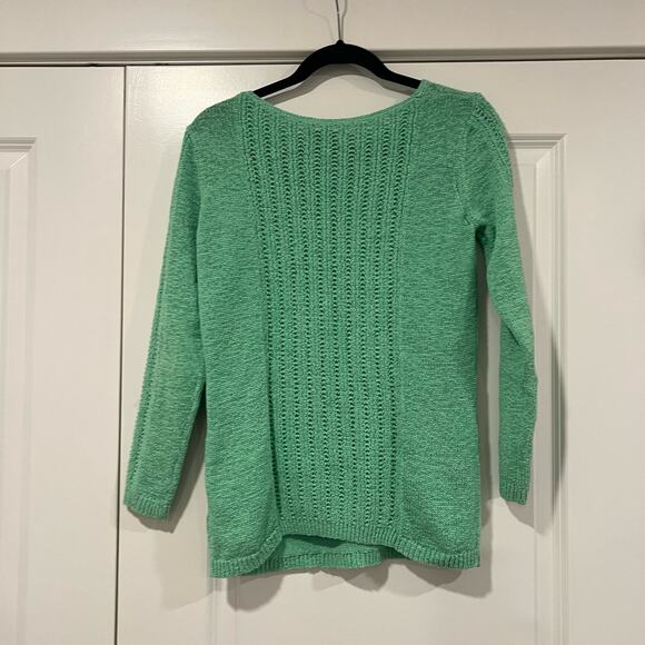 Rachel Zoe Women's Loose Knit Lightweight Sweater Pastel Green Size Large - Picture 6 of 9